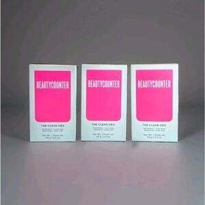 3 Pack Aluminum Free Deodorant Women BeautyCounter The Clean Deo Clean Rose